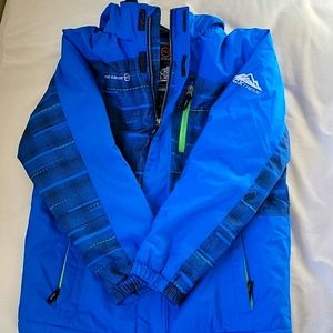 EUC Winter Snow Hooded Coat Jacket Parka Water Repellent Windbreaker Unisex.